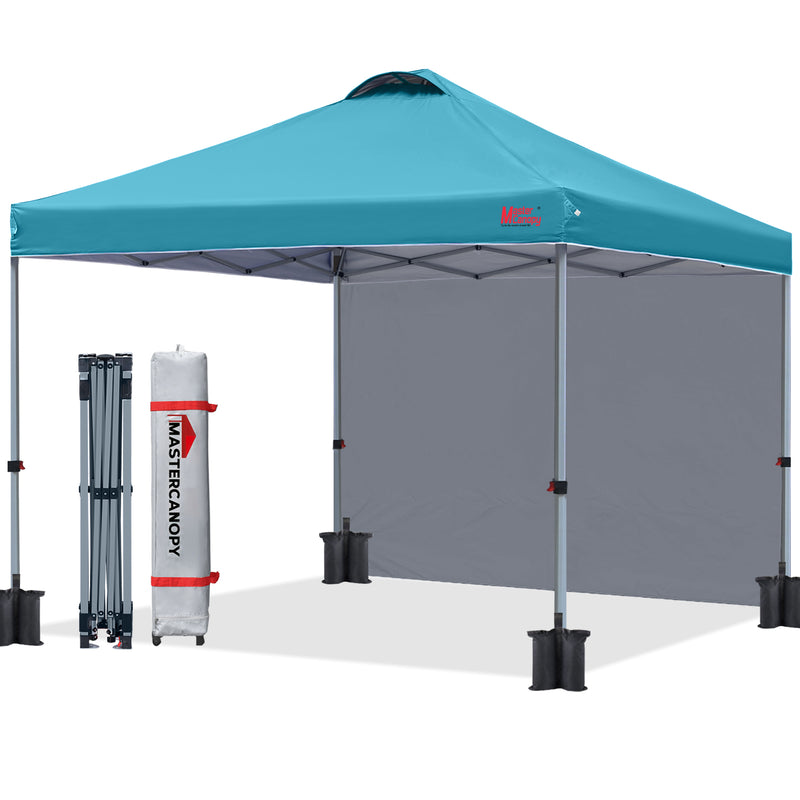 Load image into Gallery viewer, Leisure Sports Durable Pop-Up Canopy Tent with Sidewall - 8x8, 10x10