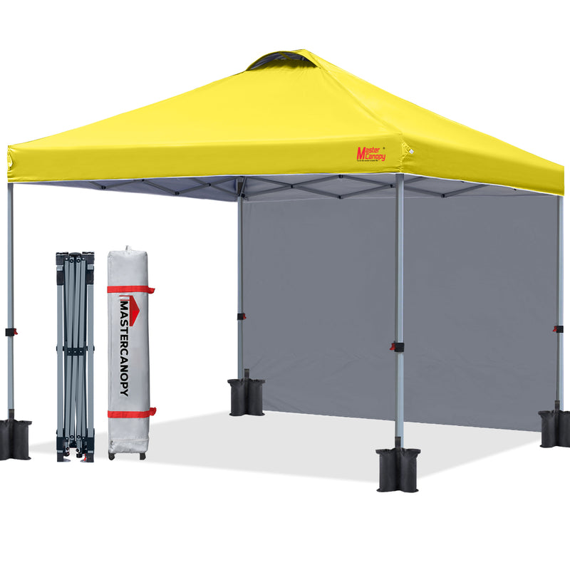 Load image into Gallery viewer, Leisure Sports Durable Pop-Up Canopy Tent with Sidewall - 8x8, 10x10