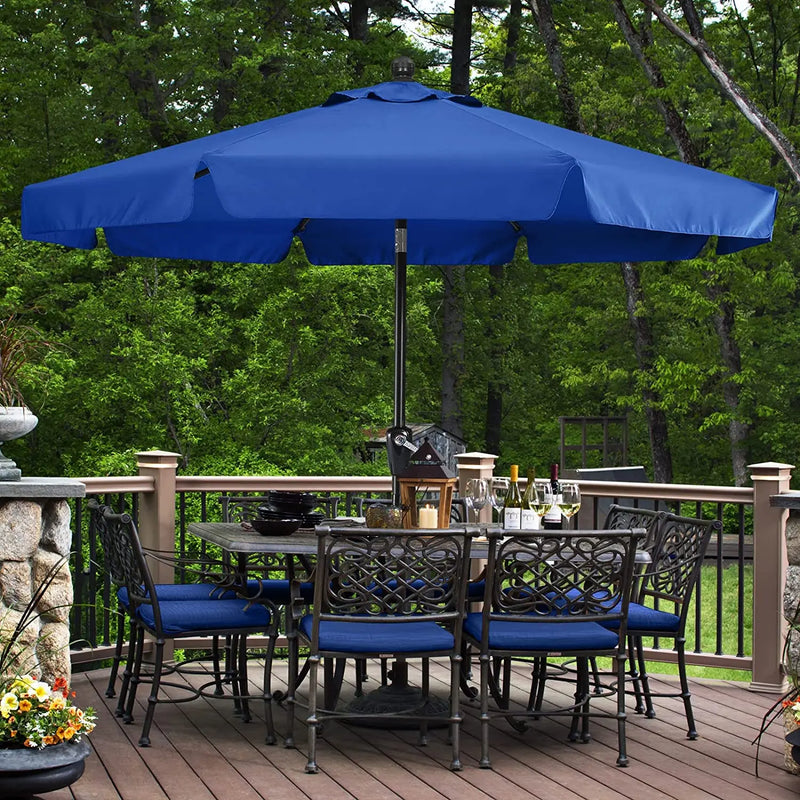 Load image into Gallery viewer, MASTERCANOPY 7.5FT/9FT Valance Patio Umbrella for Outdoor Table Market-CA