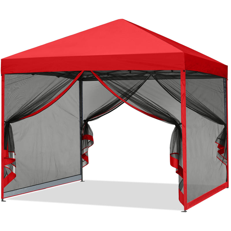 Load image into Gallery viewer, Leisure Sports Pop-Up Easy Setup Outdoor Canopy Tent with Netting Screen Walls - 8x8, 10x10