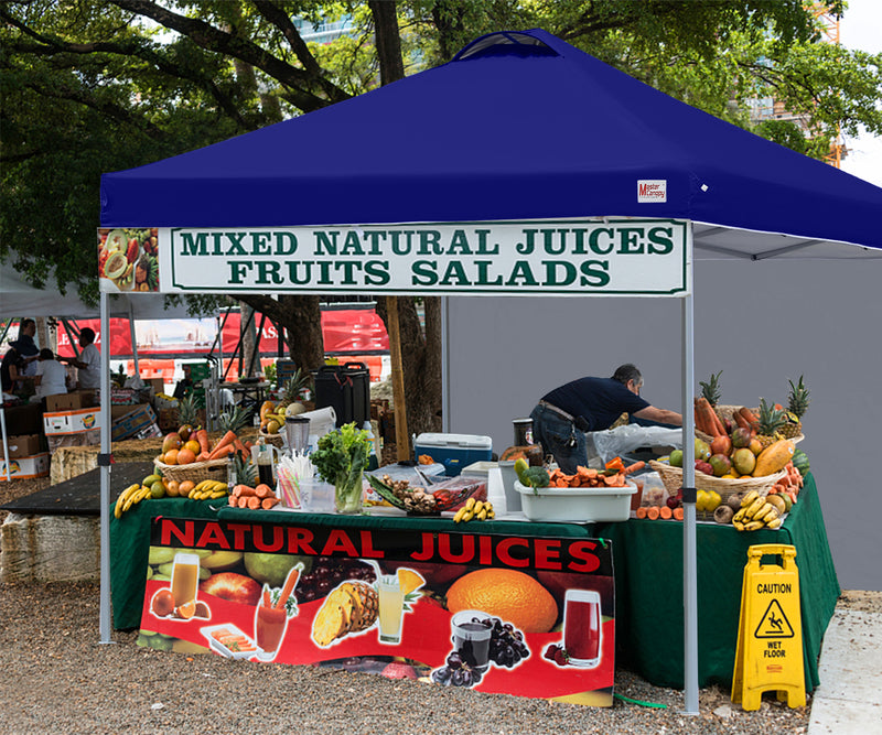 Load image into Gallery viewer, Leisure Sports Durable Ez Pop-Up Canopy Tent with One Sidewall - 8x8, 10x10, 12x12