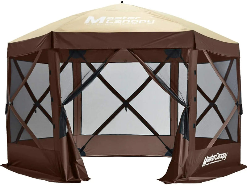 Load image into Gallery viewer, 10x10/12x12 Portable Screen House Room Pop up Gazebo Outdoor Camping Tent