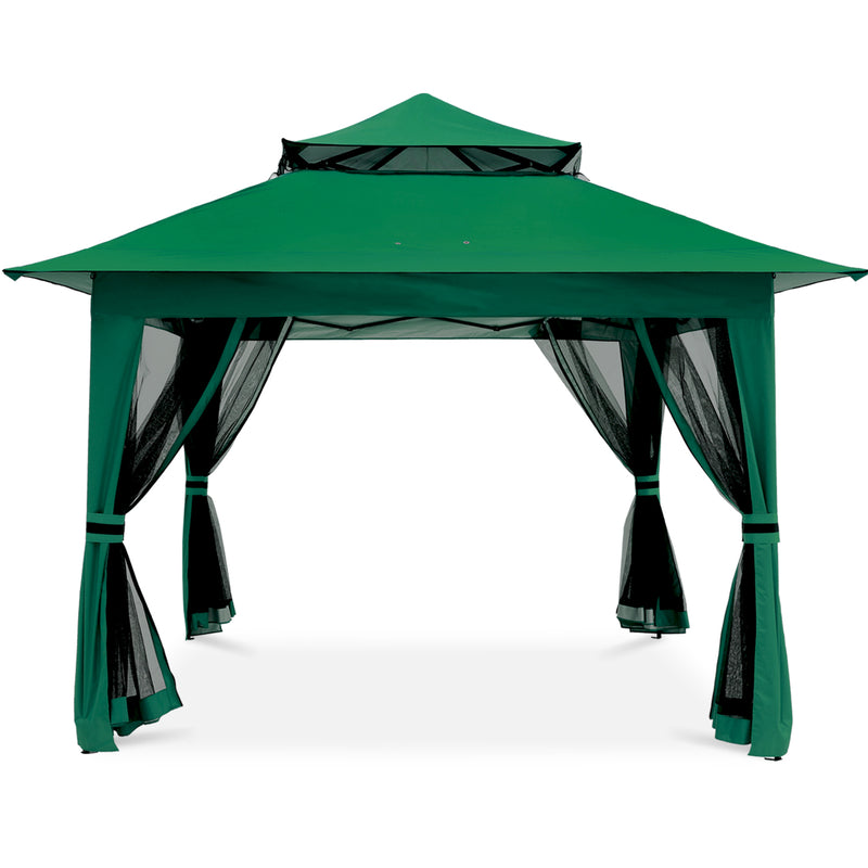 Load image into Gallery viewer, 13x13 Patio Gazebo Outdoor Pop Up Gazebo with Mesh Walls
