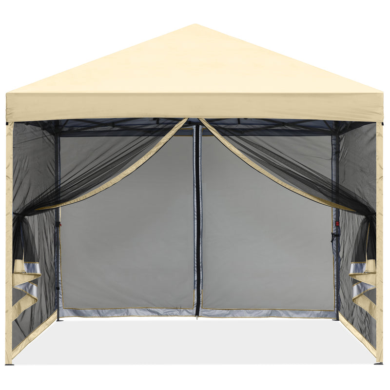 Load image into Gallery viewer, Leisure Sports Pop-Up Easy Setup Outdoor Canopy Tent with Netting Screen Walls - 8x8, 10x10