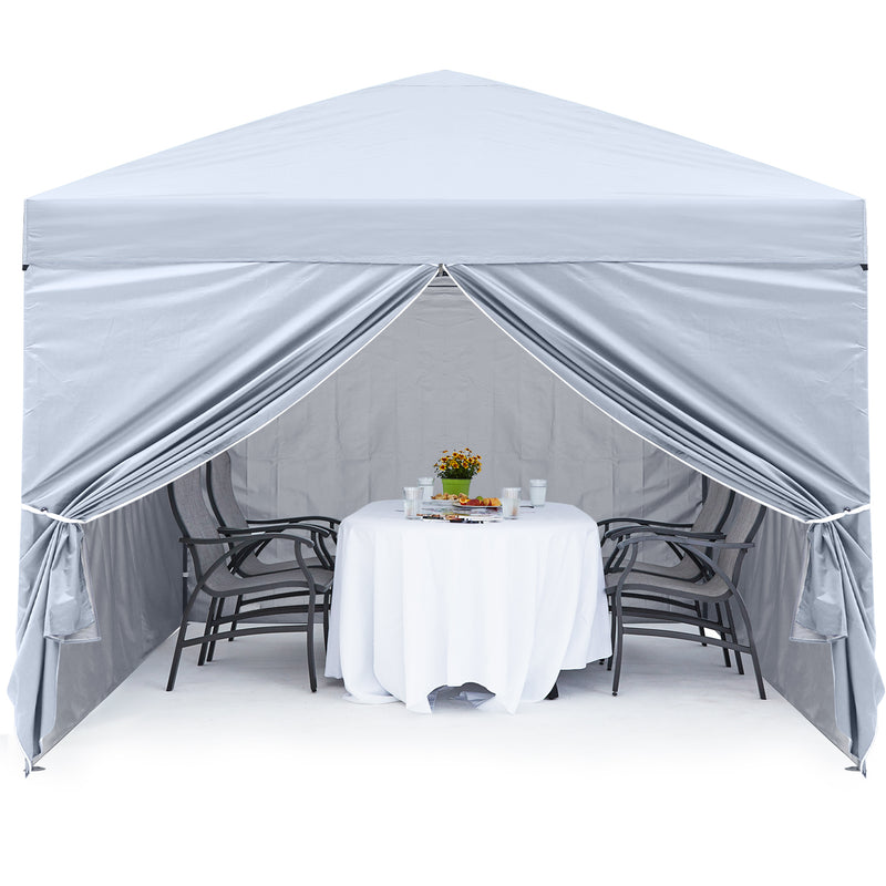 Load image into Gallery viewer, Leisure Sports Pop-Up Canopy Tent with Church Window Sidewalls - 10x10, 10x20