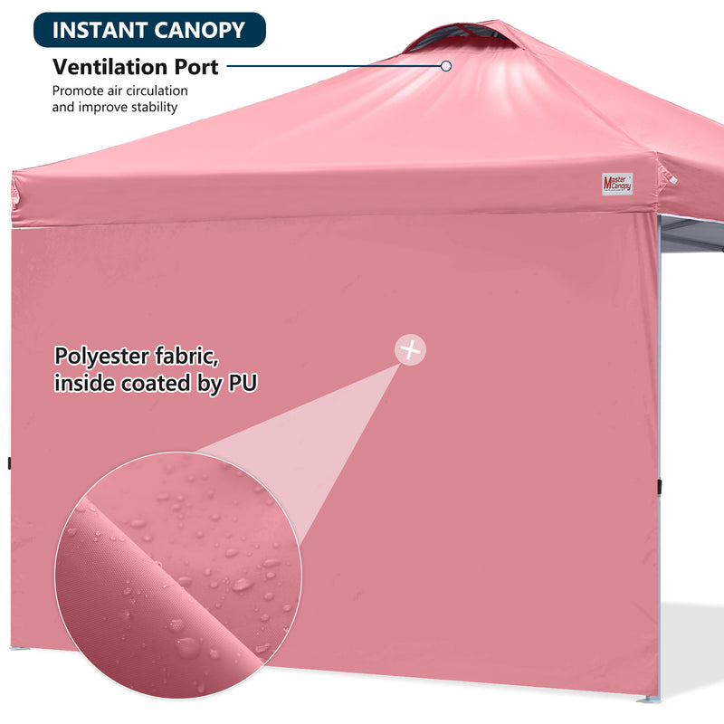 Load image into Gallery viewer, Leisure Sports Durable Pop-Up Canopy Tent with Sidewall - 8x8, 10x10
