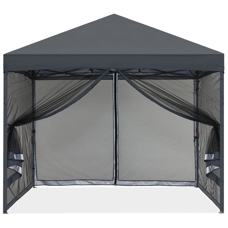 Load image into Gallery viewer, Leisure Sports Pop-Up Easy Setup Outdoor Canopy Tent with Netting Screen Walls - 8x8, 10x10