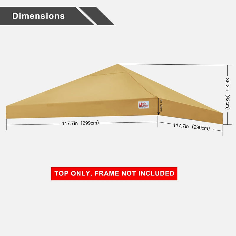 Load image into Gallery viewer, 8x8/10x10 Replacement Pop Up Canopy Top for Durable Pop-up Canopy