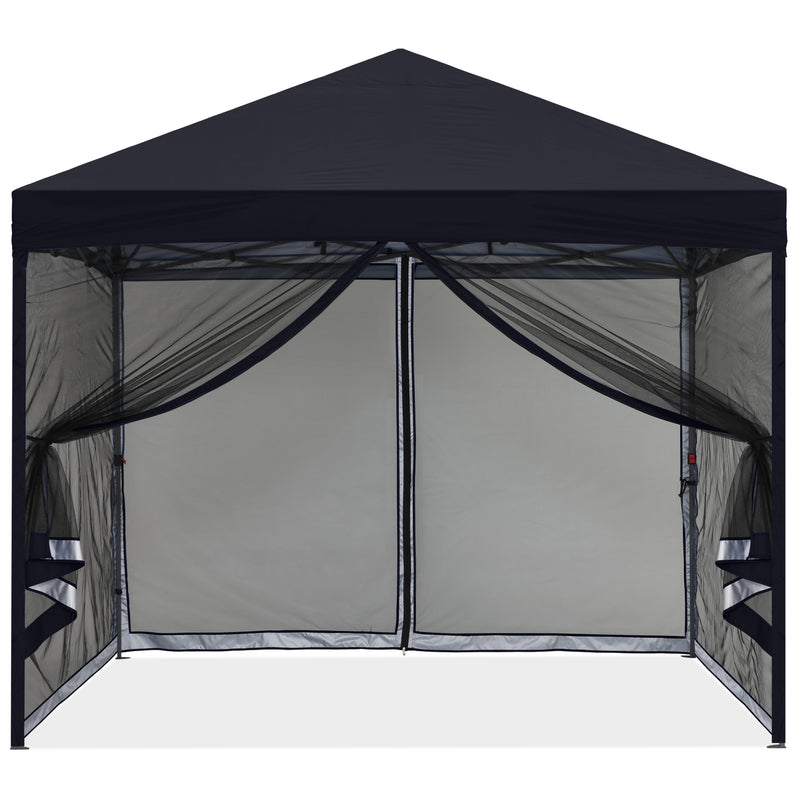 Load image into Gallery viewer, Leisure Sports Pop-Up Easy Setup Outdoor Canopy Tent with Netting Screen Walls - 8x8, 10x10