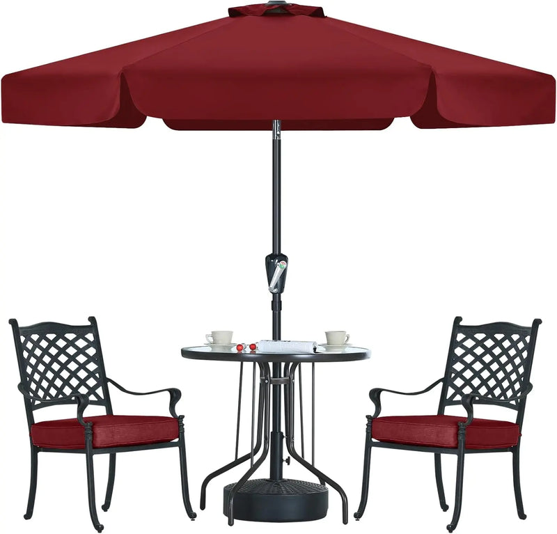 Load image into Gallery viewer, MASTERCANOPY 7.5FT/9FT Valance Patio Umbrella for Outdoor Table Market-CA