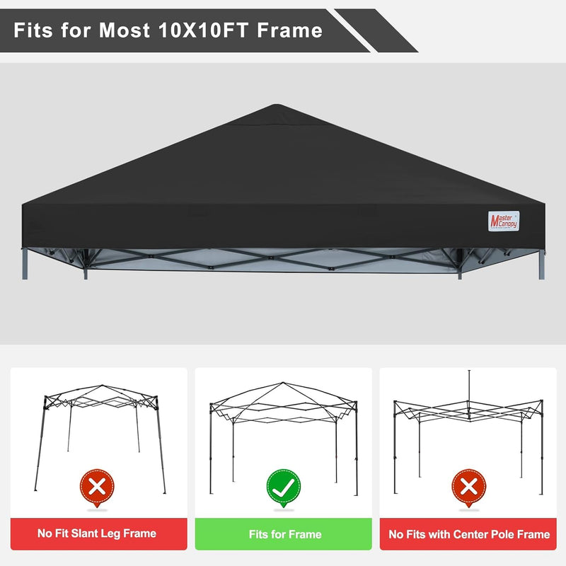 Load image into Gallery viewer, 8x8/10x10 Replacement Pop Up Canopy Top for Durable Pop-up Canopy