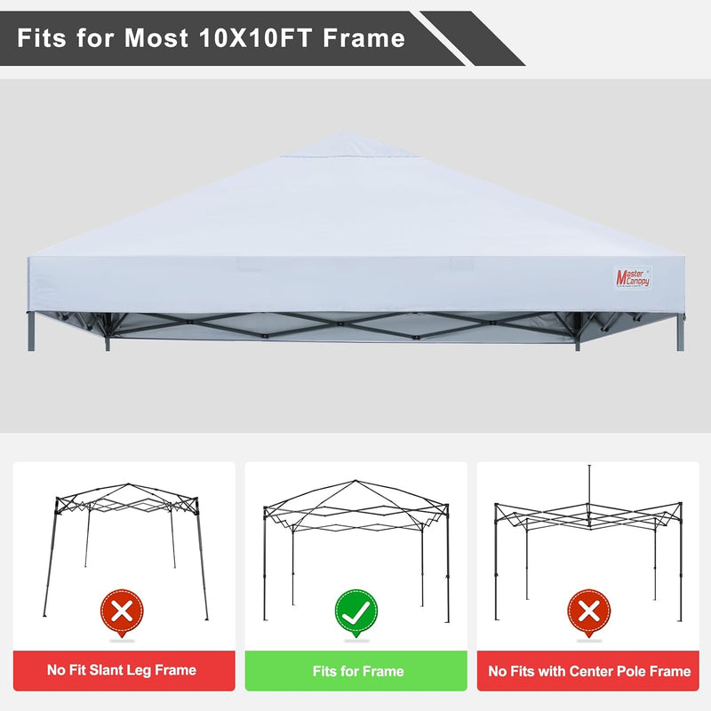 Load image into Gallery viewer, 8x8/10x10 Replacement Pop Up Canopy Top for Durable Pop-up Canopy