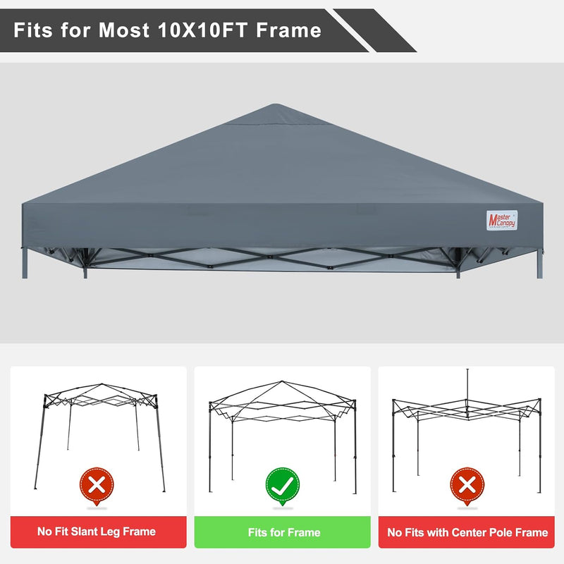 Load image into Gallery viewer, 8x8/10x10 Replacement Pop Up Canopy Top for Durable Pop-up Canopy