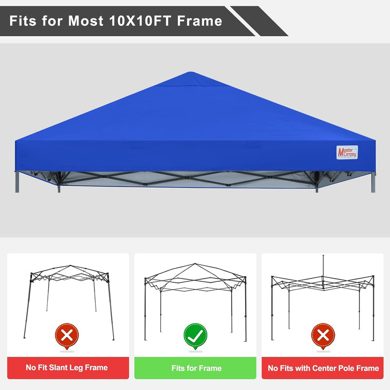 Load image into Gallery viewer, 8x8/10x10 Replacement Pop Up Canopy Top for Durable Pop-up Canopy