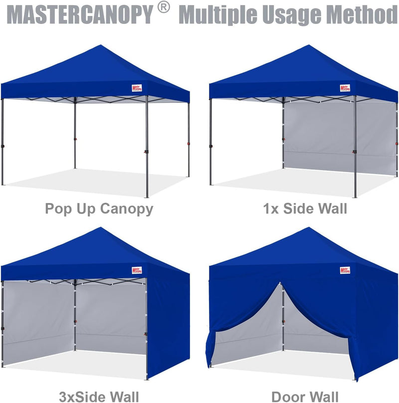 Load image into Gallery viewer, Leisure Sports Easy Pop-Up Canopy Tent with Sidewalls - 8x8, 10x10, 12x12