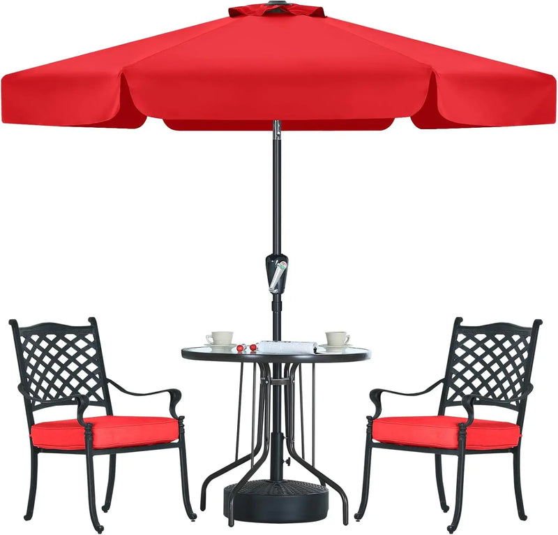 Load image into Gallery viewer, MASTERCANOPY 7.5FT/9FT Valance Patio Umbrella for Outdoor Table Market-CA