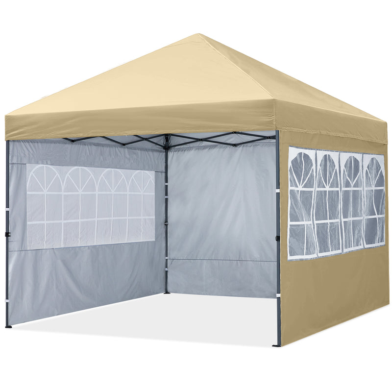 Load image into Gallery viewer, Leisure Sports Pop-Up Canopy Tent with Church Window Sidewalls - 10x10, 10x20