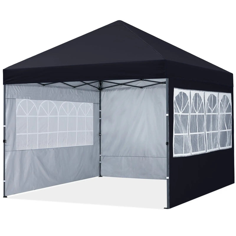 Load image into Gallery viewer, 10x10 Leisure Sports Pop-Up Canopy Tent with Church Window Sidewalls-CA