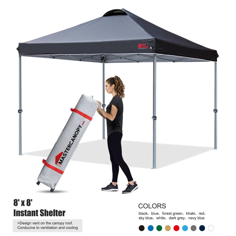 Load image into Gallery viewer, Leisure Sports Durable Ez Pop-Up Canopy Tent with Vented Top-CA - 8x8, 10x10