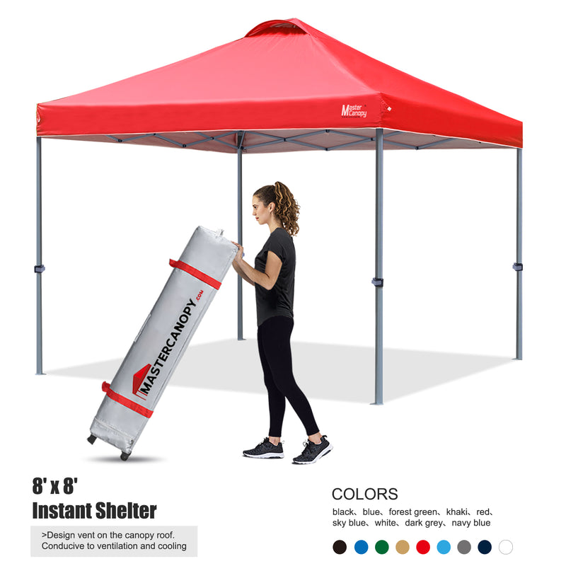 Load image into Gallery viewer, Leisure Sports Durable Ez Pop-Up Canopy Tent with Vented Top - 8x8, 10x10, 12x12