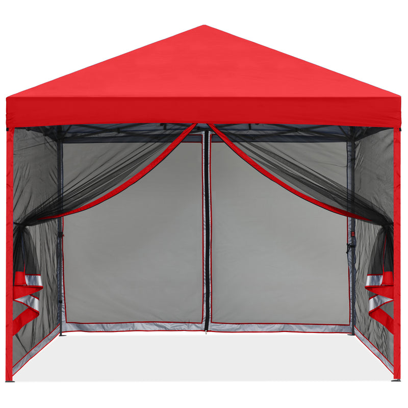 Load image into Gallery viewer, Leisure Sports Pop-Up Easy Setup Outdoor Canopy Tent with Netting Screen Walls - 8x8, 10x10