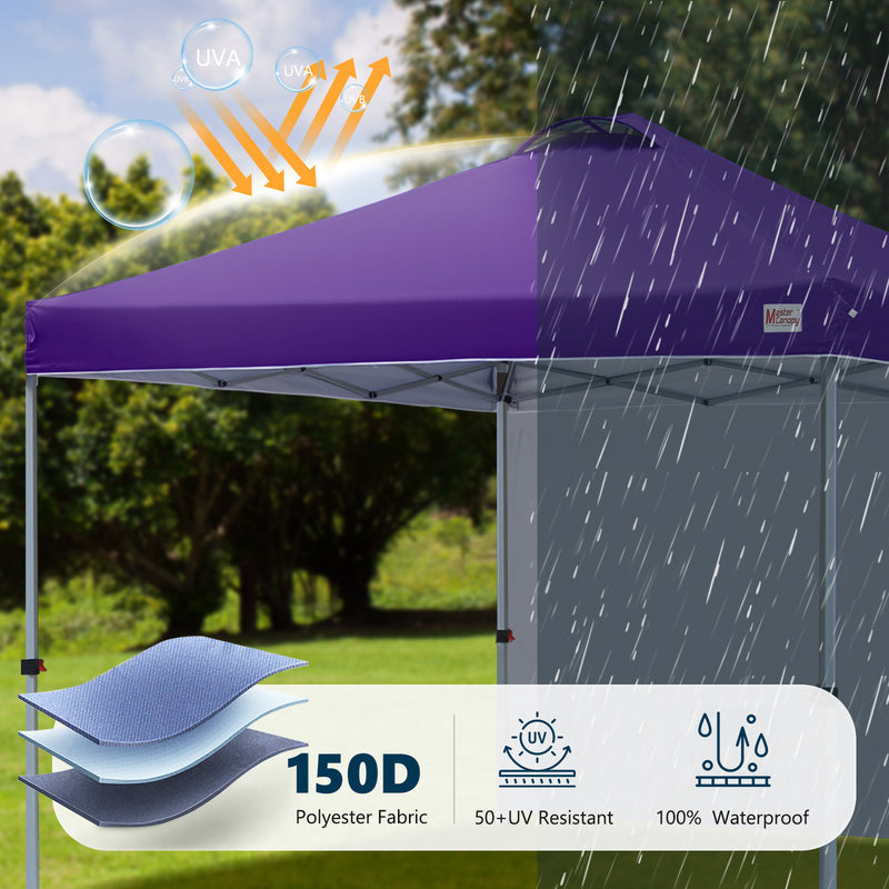 Load image into Gallery viewer, Leisure Sports Durable Pop-Up Canopy Tent with Sidewall - 8x8, 10x10