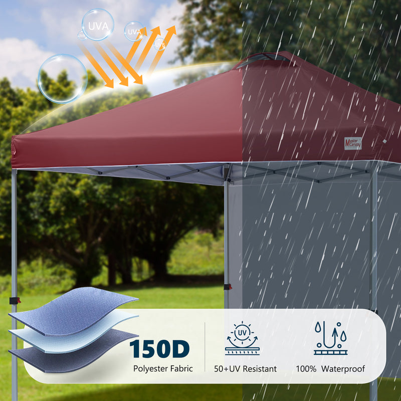 Load image into Gallery viewer, Leisure Sports Durable Pop-Up Canopy Tent with Sidewall - 8x8, 10x10