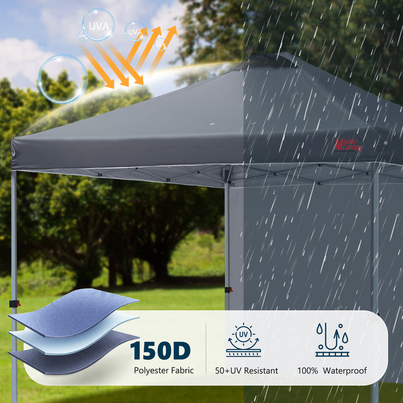 Load image into Gallery viewer, Leisure Sports Durable Ez Pop-Up Canopy Tent with One Sidewall - 8x8, 10x10, 12x12
