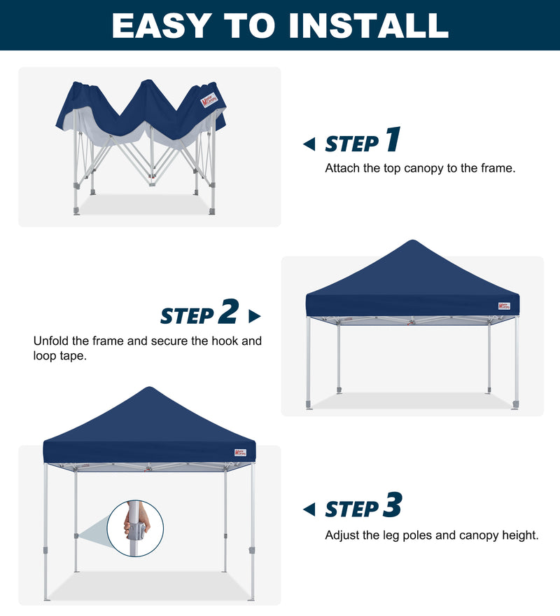Load image into Gallery viewer, Mastercanopy Lite-30 Commercial Canopy Tent Instant Shelter - 10x10, 10x15, 10x20