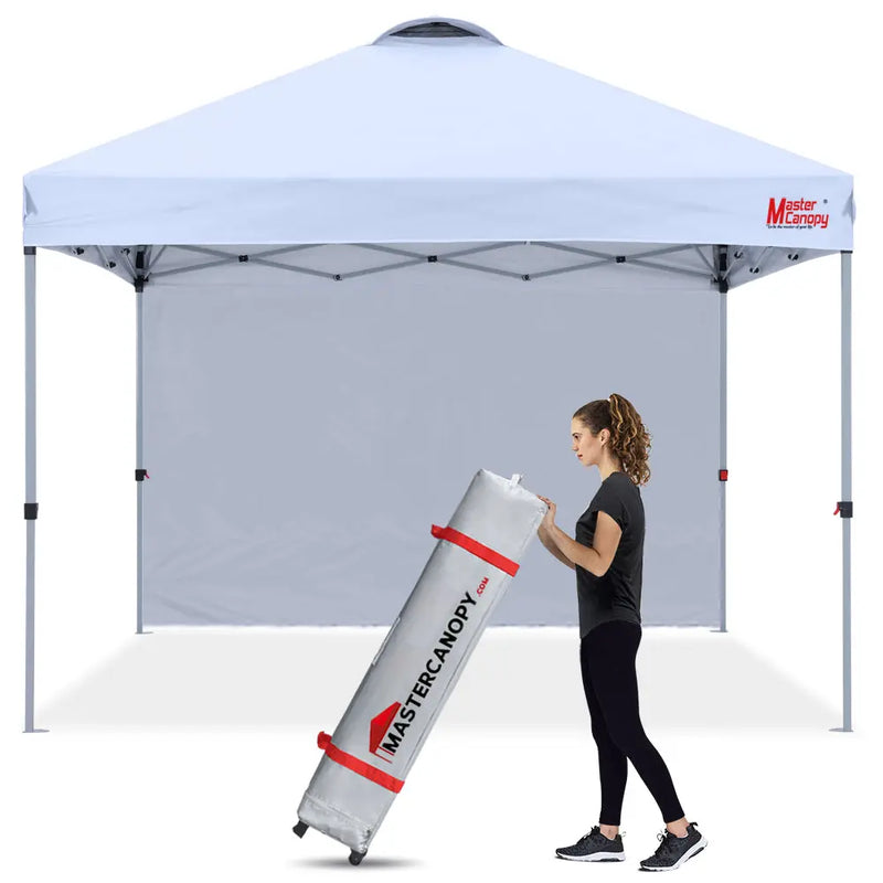 Load image into Gallery viewer, Leisure Sports 8x8/10x10 Durable Ez Pop-up Canopy Tent with 1 Sidewall-CA