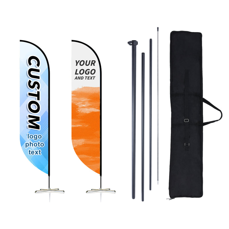 Load image into Gallery viewer, Custom Feather Flag 8 FT, 10 FT, 12 FT