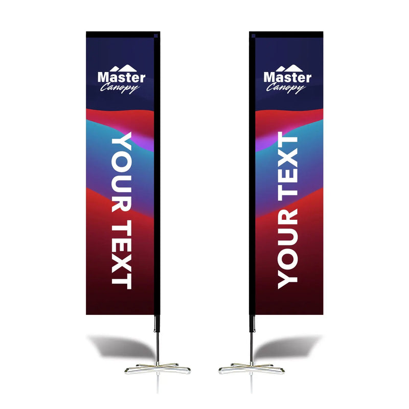 Load image into Gallery viewer, Custom Feather Blade Teardrop Rectangle Flag Full Set 8FT, 10FT, 12FT