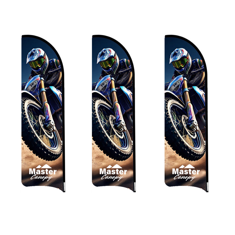 Load image into Gallery viewer, Custom Curved Blade Flag 8 FT, 10 FT, 12 FT