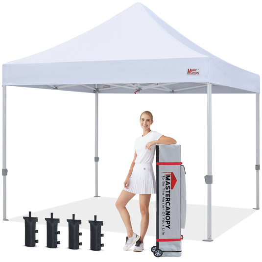 Mastercanopy Lite-30 Commercial Canopy Tent Instant Shelter - 10x10, 10x15, 10x20