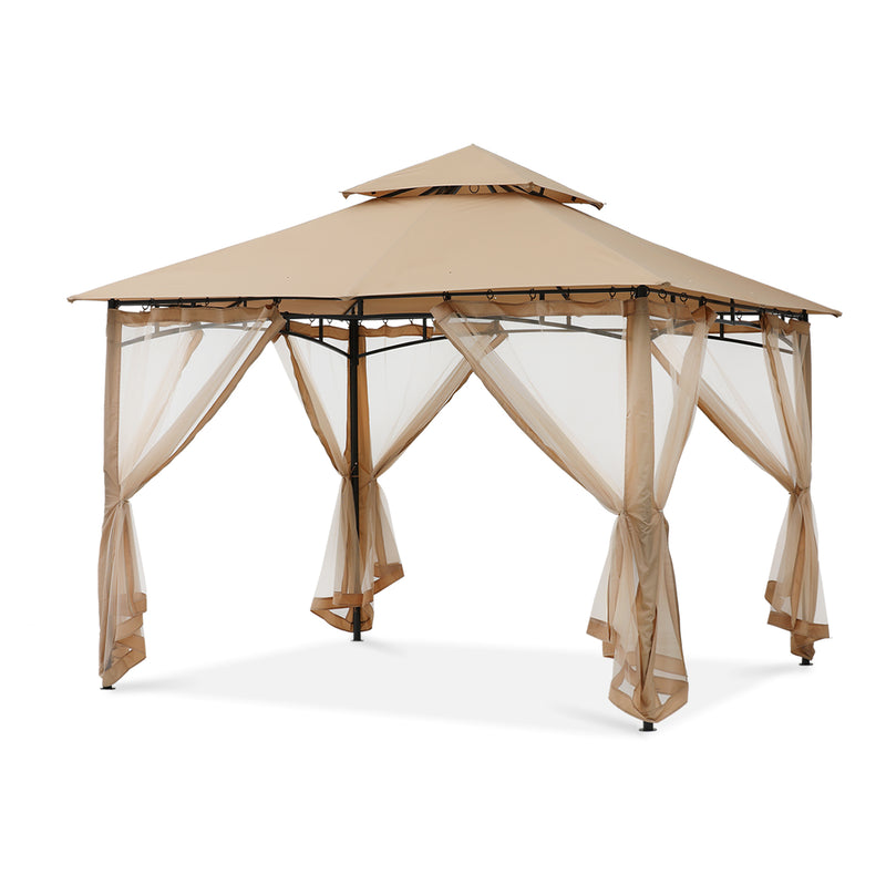 Load image into Gallery viewer, 9x9/11x11/10x12 Outdoor Garden Patio Gazebo with Netting Walls
