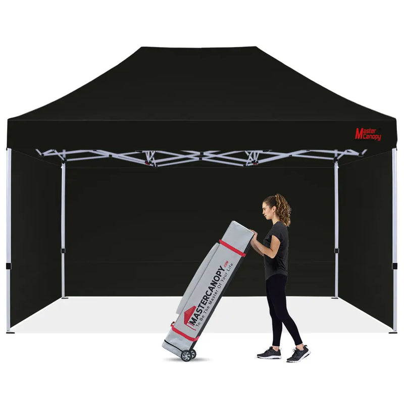 Load image into Gallery viewer, Mastercanopy Lite-30 Commercial Pop-Up Canopy Tent with Sidewalls-CA - 10x15, 10x20

