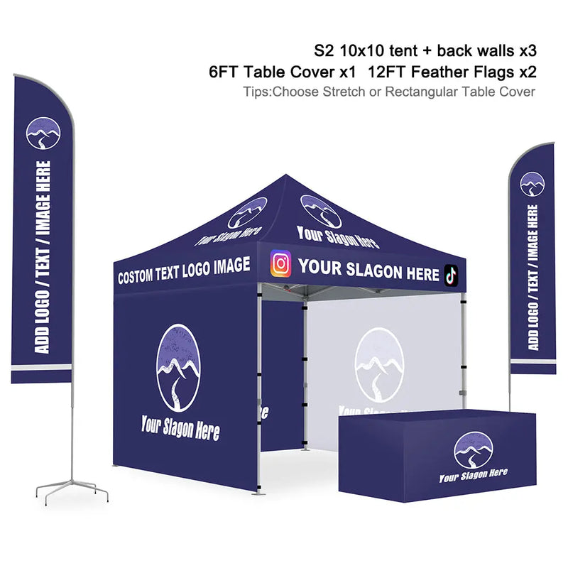 Load image into Gallery viewer, Mastercanopy Core-35 Custom Canopy Tent 10x10 Full Case Vision Super Value Package
