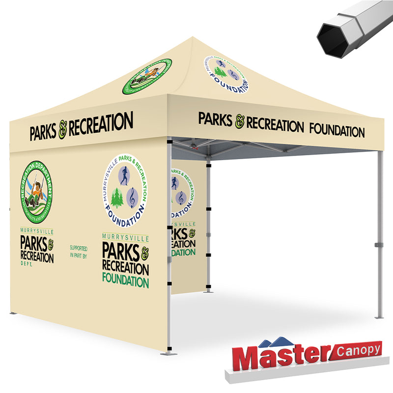 Load image into Gallery viewer, Mastercanopy Core-35 Custom Canopy Tent Heavy Duty Pop‑up Personalized 10x10, 10x15, 10x20
