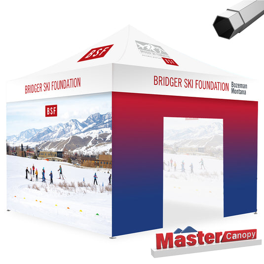 Mastercanopy Lite-30/Core-35 Commercial Custom Canopy Tent 10x10 Heavy Duty with 4 Walls