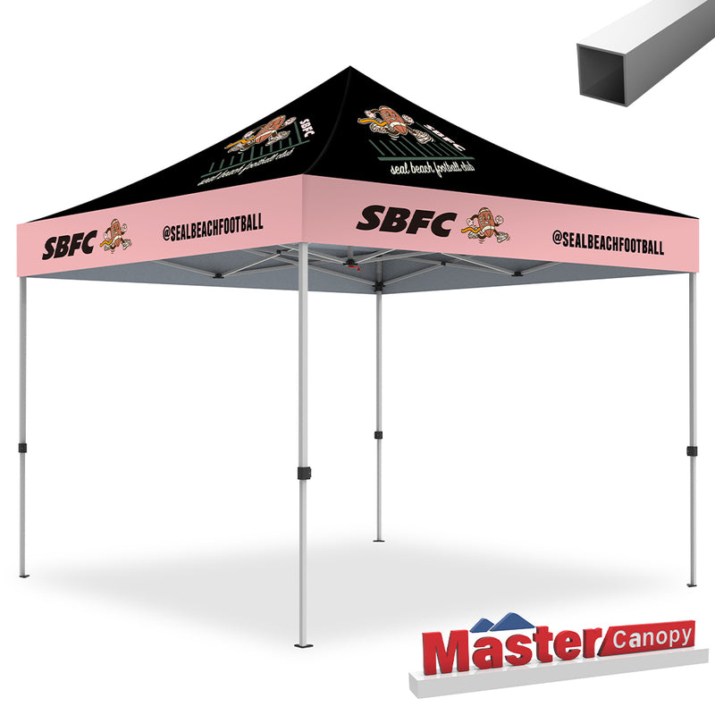 Load image into Gallery viewer, Mastercanopy Lite-30 Custom Canopy Tent Deluxe Easy Pop‑up Personalized 10x10, 10x15, 10x20
