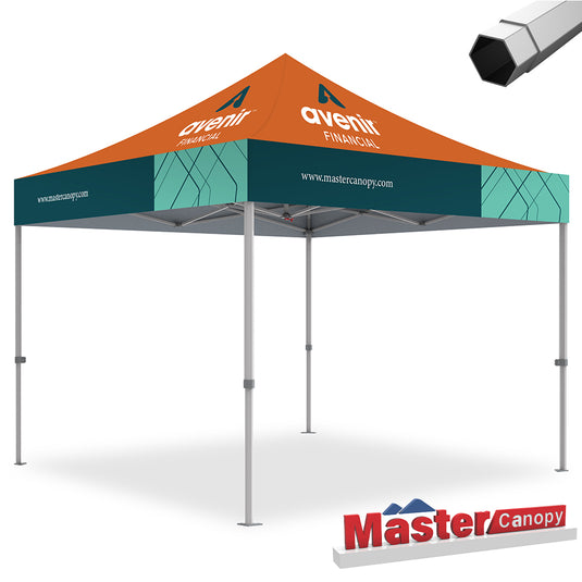 Mastercanopy Core-35 Custom Canopy Tent Heavy Duty Pop‑up Personalized 10x10, 10x15, 10x20