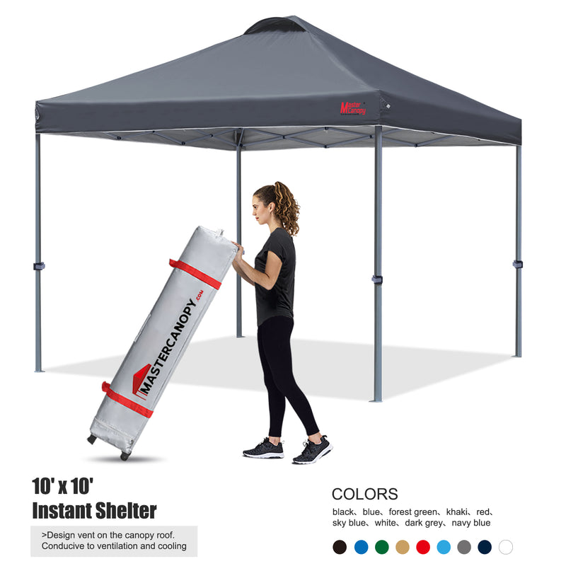 Load image into Gallery viewer, Leisure Sports Durable Ez Pop-Up Canopy Tent with Vented Top - 8x8, 10x10, 12x12
