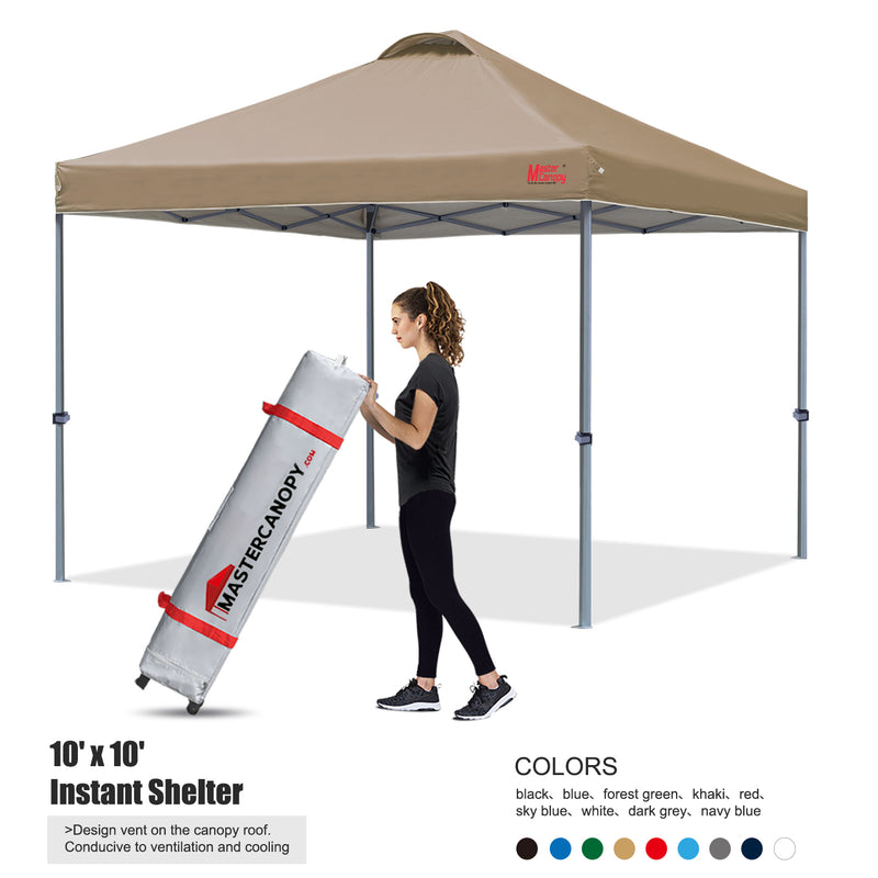 Load image into Gallery viewer, Leisure Sports Durable Ez Pop-Up Canopy Tent with Vented Top - 8x8, 10x10, 12x12
