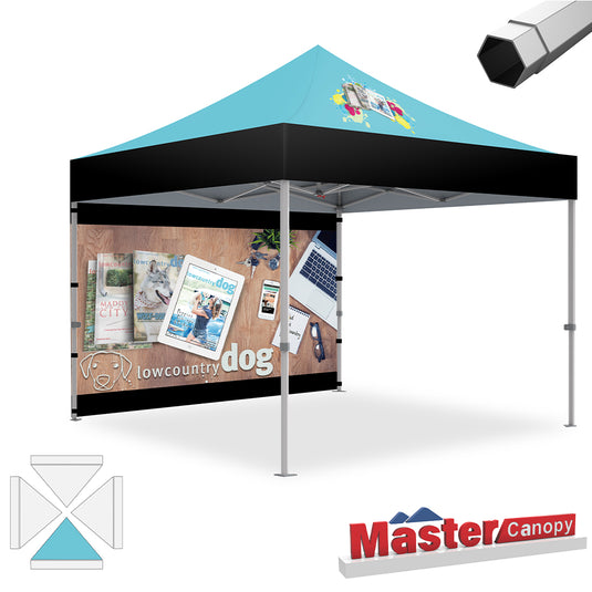 Mastercanopy Core-35 Custom Canopy Tent Heavy Duty Pop‑up Personalized 10x10, 10x15, 10x20