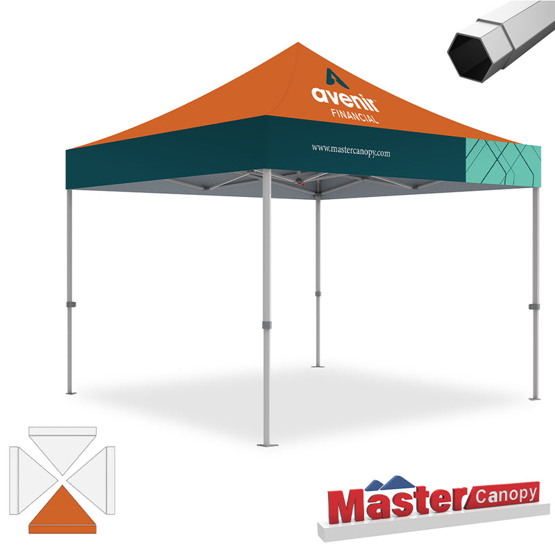 Load image into Gallery viewer, Mastercanopy Core-35 Custom Canopy Tent Heavy Duty Pop‑up Personalized 10x10, 10x15, 10x20
