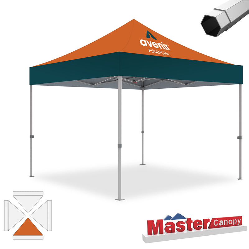 Load image into Gallery viewer, Mastercanopy Core-35 Custom Canopy Tent Heavy Duty Pop‑up Personalized 10x10, 10x15, 10x20
