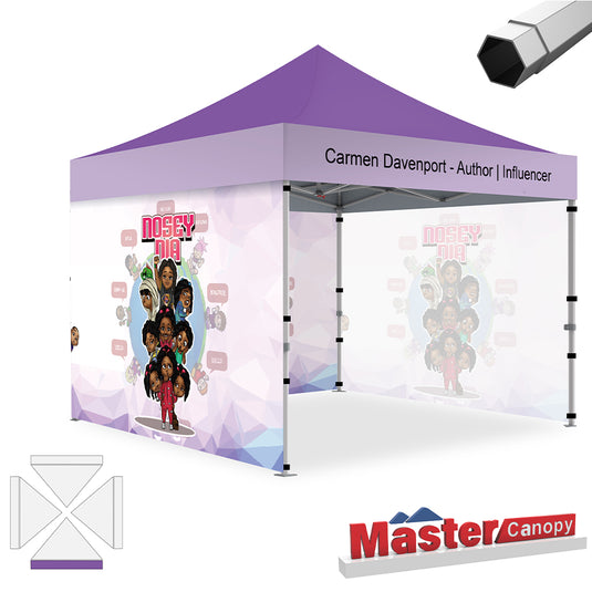 Mastercanopy Core-35 Custom Canopy Tent Heavy Duty Pop‑up Personalized 10x10, 10x15, 10x20