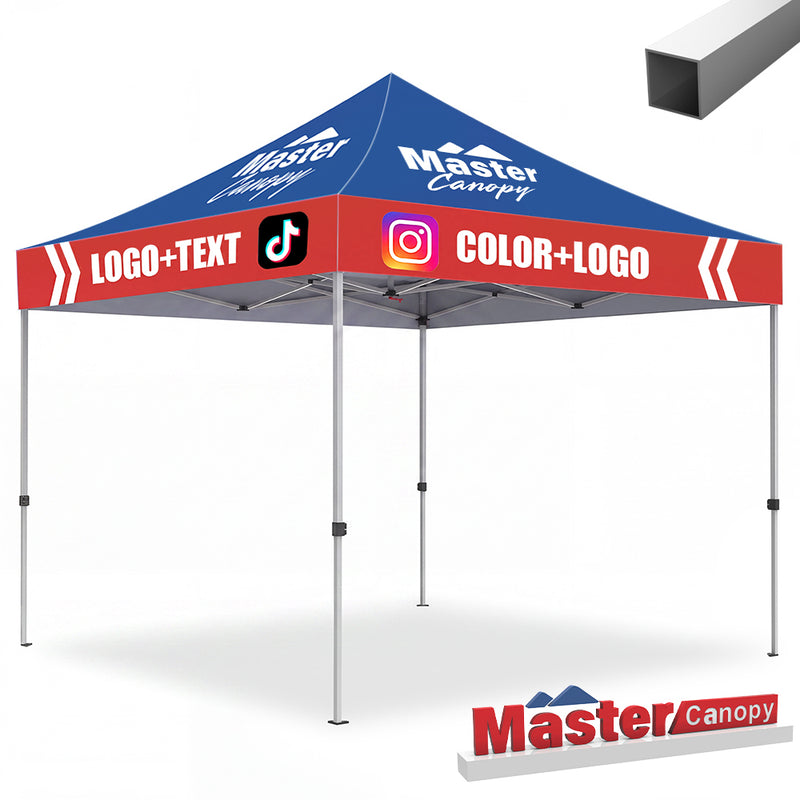 Load image into Gallery viewer, Mastercanopy Lite-30/Core-35 Commercial Custom Canopy Tent 10x10 Easy Pop‑up Tent
