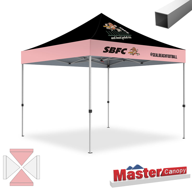 Load image into Gallery viewer, Mastercanopy Lite-30 Custom Canopy Tent Deluxe Easy Pop‑up Personalized 10x10, 10x15, 10x20
