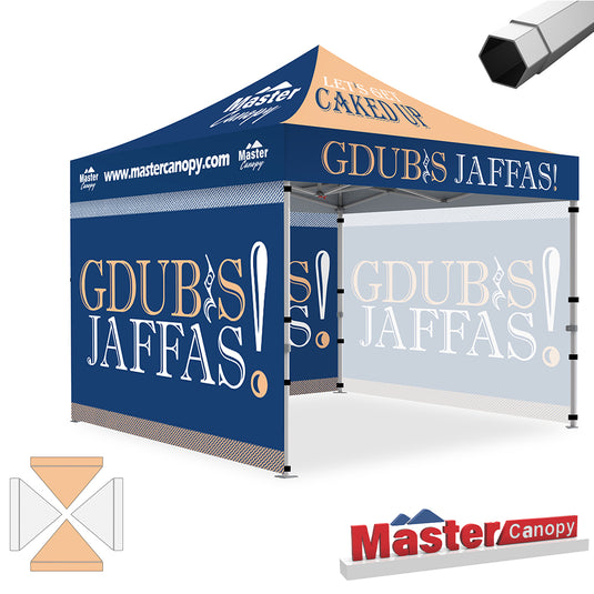 Custom Canopy Tent Brand Union (Lite-30 & Core-35) - 10x10, 10x15, 10x20